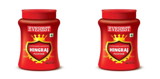 Everest Hingraj Powder | Asafoetida powder | 100 Gm Each | Pack of 2 | 200 Gm Pack