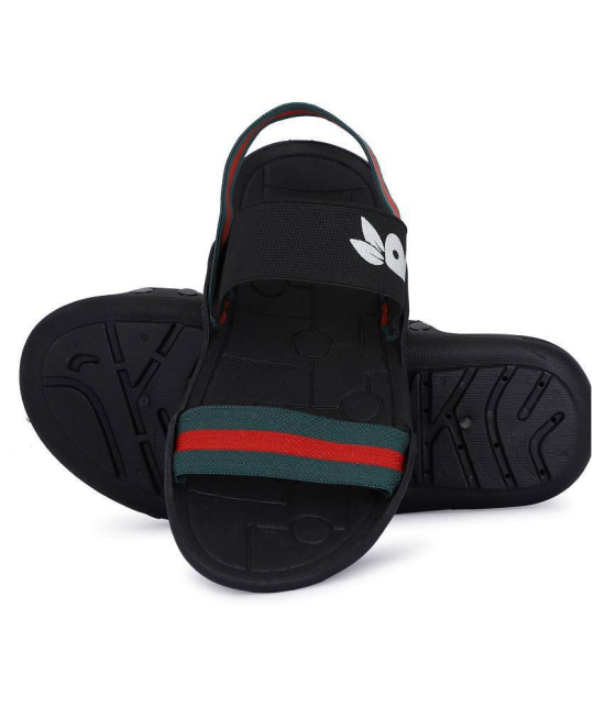 Buxton - Black  Men's Floater Sandals - None