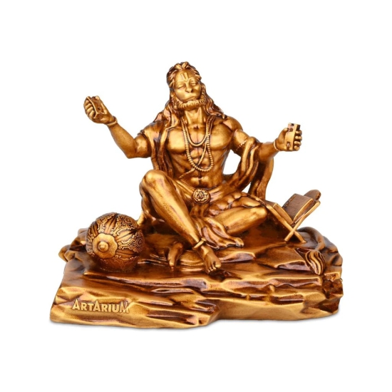 Artarium Bhaktimay Hanuman ji Murti Bajrangbali Idol | Hanuman Ji Statue for Home Decor Gift Article Decorative Showpiece Pack of 1