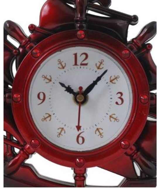 Sigaram Analog Plastic Table Clock - Pack of 1