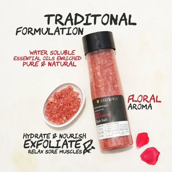 Rose Geranium Aroma Bath Salt