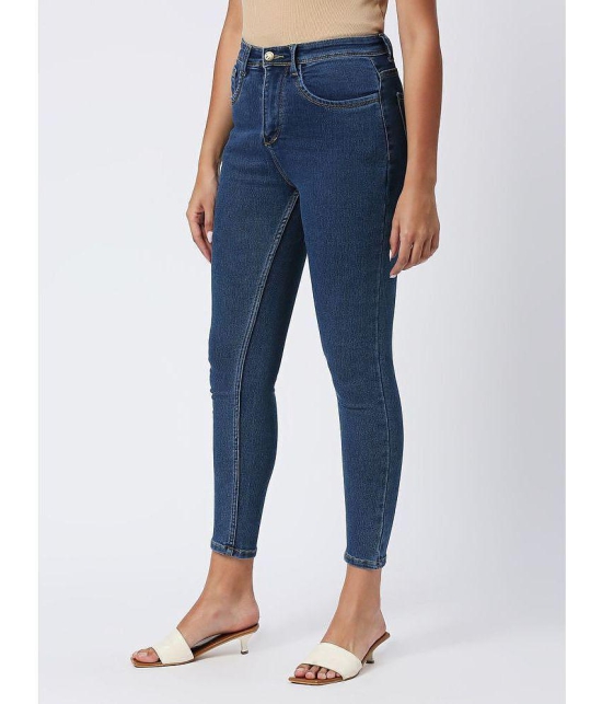 CEFALU - Blue Denim Skinny Fit Women''s Jeans ( Pack of 1 ) - None