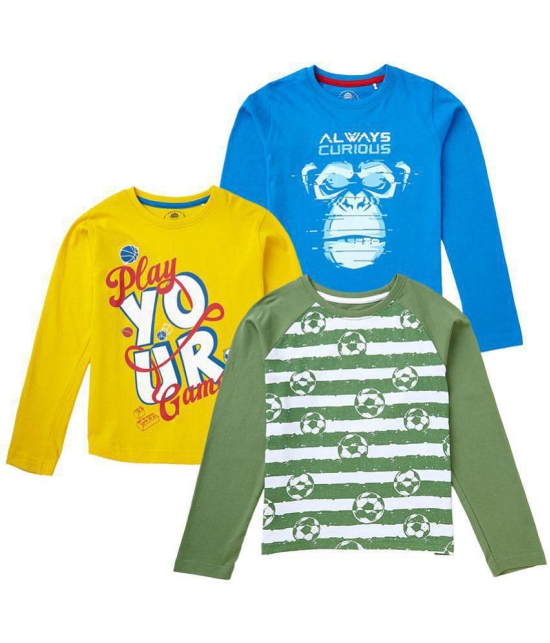 Cub Mcpaws - Multi Color Cotton Boy's T-Shirt ( Pack of 3 ) - None