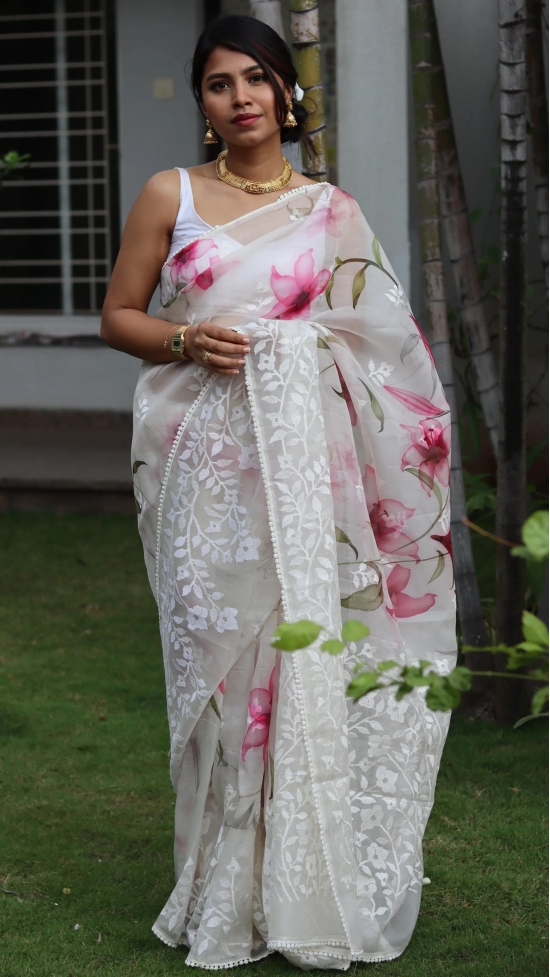 Organza Saree