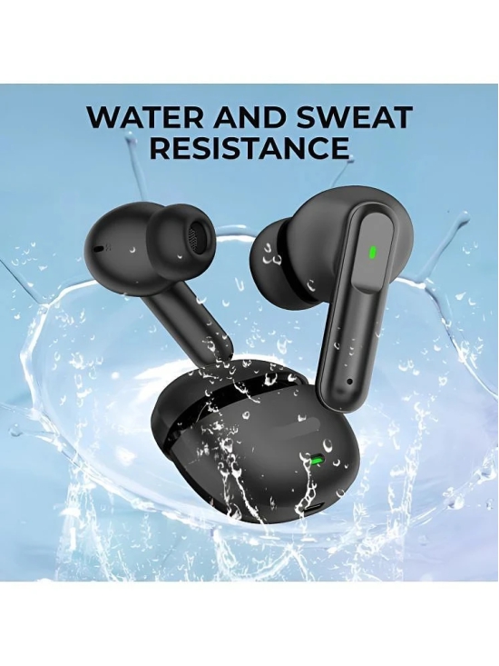 VEhop ATOM Bluetooth True Wireless (TWS) In Ear 30 Hours Playback Powerfull bass,Fast charging IPX4(Splash & Sweat Proof) Black