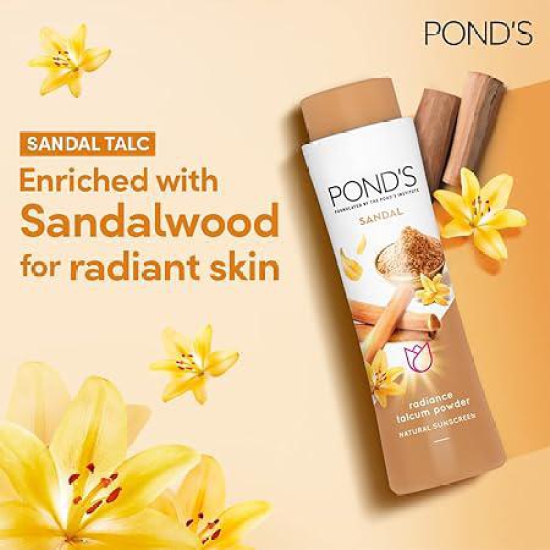 Ponds Sandal Radiance Talc Powder 300 Gms