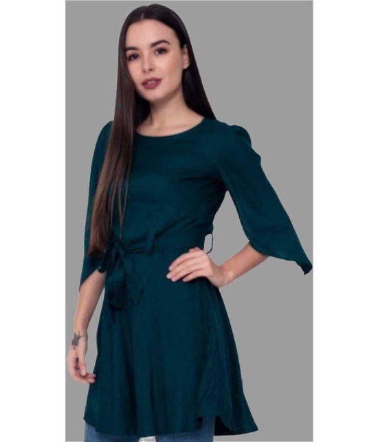 Smien Green Rayon Women''s Tunic ( Pack of 1 ) - None