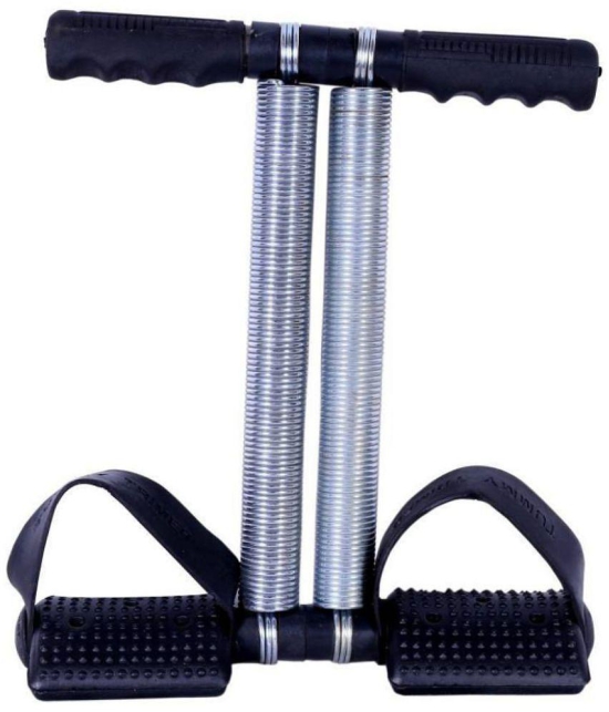 Tummy Trimmer Sports Double Spring Abdominal Exerciser - Black