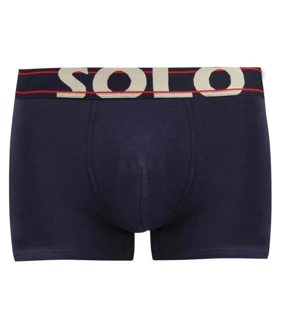 Solo - Multicolor Cotton Blend Mens Trunks ( Pack of 2 ) - 95