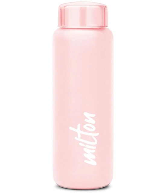 Milton Aqua 750 Stainless Steel Water Bottle (750 ml) Light Pink - Light Pink