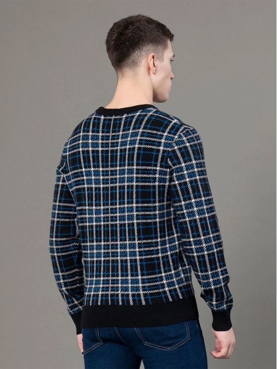 RedTape Round Neck Pattern Sweater for Men | Ultimate Comfort