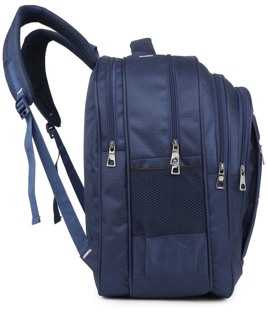 Da Tasche Navy Blue Polyester Backpack For Kids