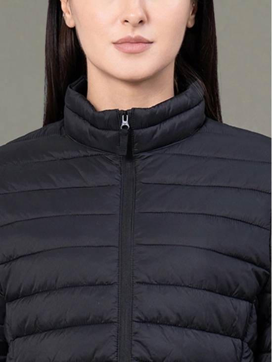 RedTape Stand Collar Padded Jacket for Women | Lightweight & Enhanced Comfort