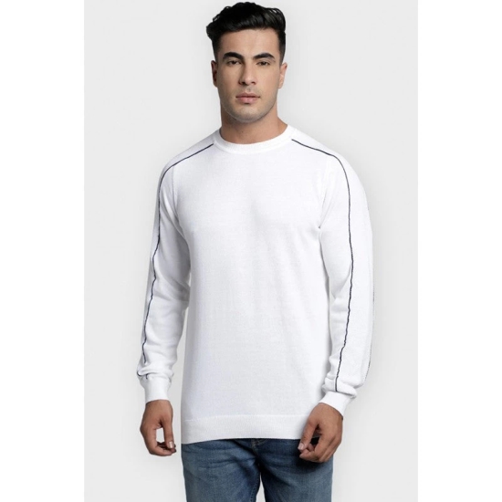 Mens White Sweater