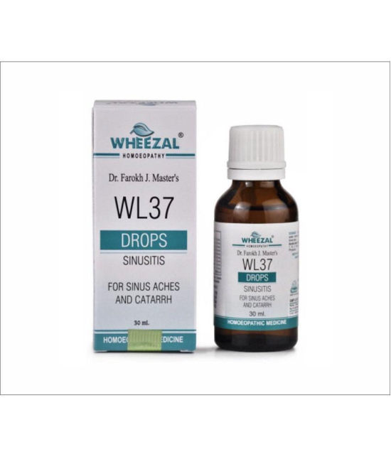 Wheezal WL-37 Sinusitis Drops (30ml) (PACK OF TWO) Drops 30 ml