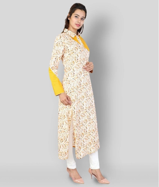 Rangun - Multicolor Rayon Womens Angrakha Kurti - L