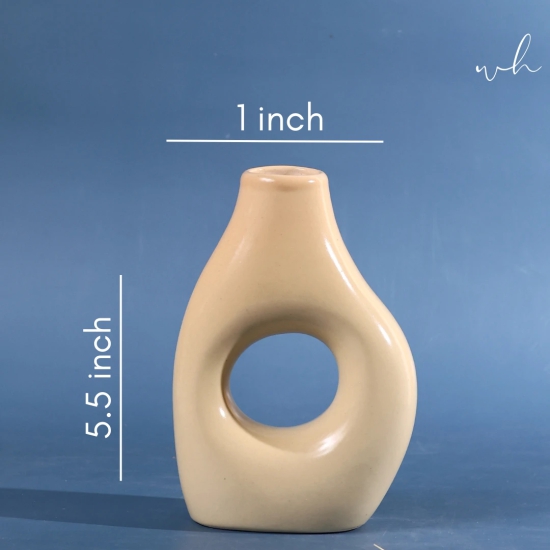 Cream Misfit Vase