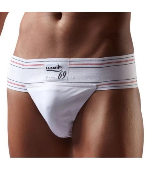 Omtex - White Athletic Supporter ( Pack of 2 ) - L