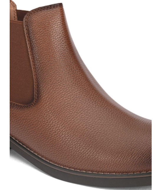 Fentacia - Tan Men's Chelsea Boots - None