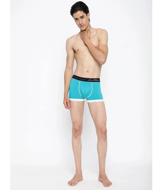 La Intimo Turquoise Cotton Mens Trunks ( Pack of 1 ) - None