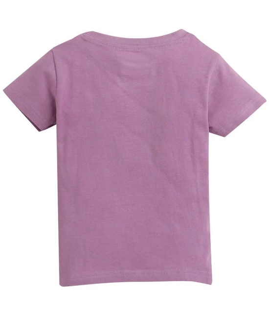 BUMZEE Lavender & Coral Girls T-Shirt & Short Set Pack of 2 Age  - 5-6 Years - None