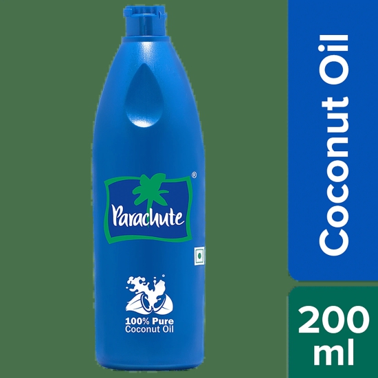 Parachute Coconut Oil - 100% Pure, 200 Ml Bottle