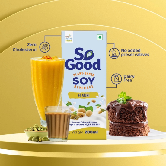 So Good Staeta Soy Milky Ealichi, 200 Ml