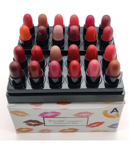 Ronzille Bullet lipstick Set of 24 Mini lipstick (A, B)