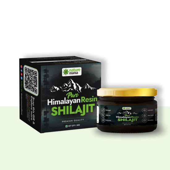 Nature Mania Pure Himalayan Shilajit Resin - 30 gm | For Men and Women