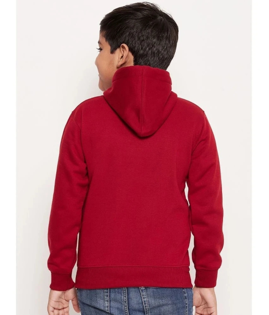 UBX Pack of 1 Boys Fleece Sweatshirt ( Maroon ) - None