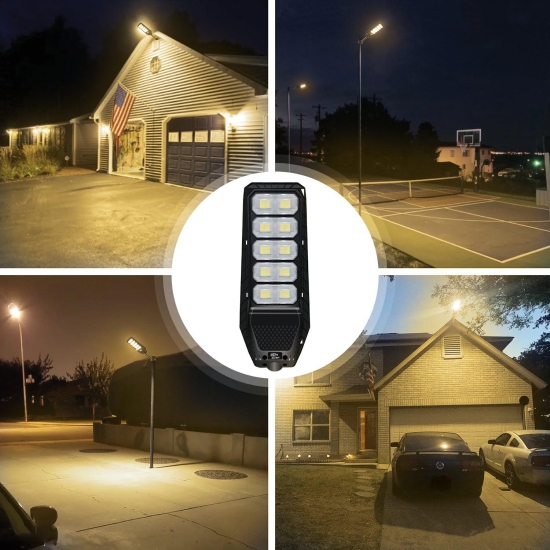 200 Watt Solar Street Light (Warm Light)-Without Pole