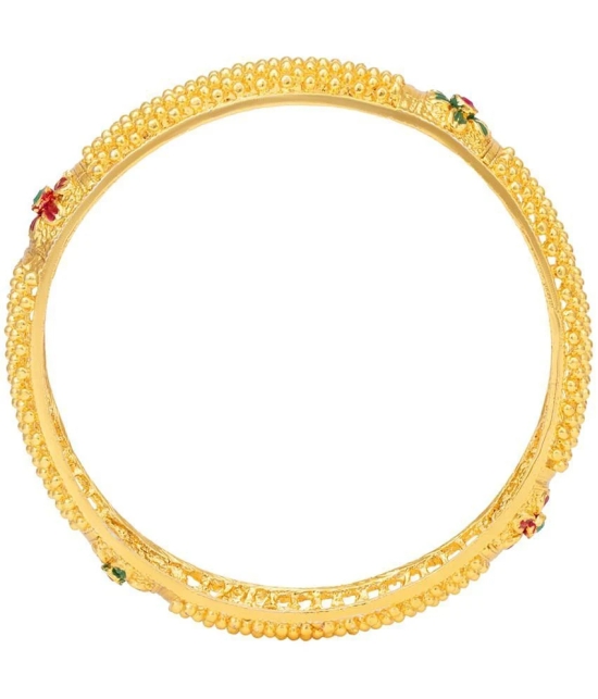 Sukkhi Divine Resplendent Gold Plated Bangle For Women (Set of 6) - None