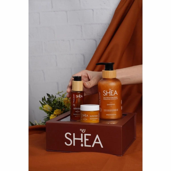 Beauty Garage Shea Gift set Shampoo & Oil 400ml-400ml