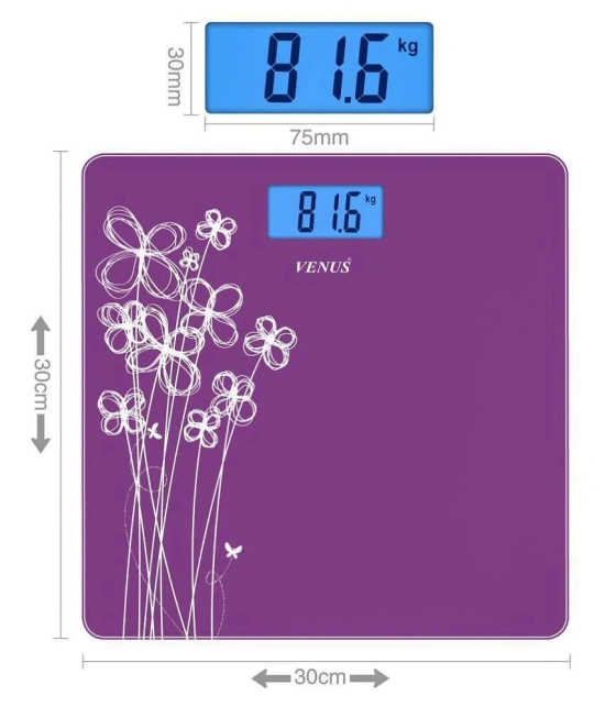 Venus Digital Bathroom Weighing Scales Weighing Capacity - 180 Kg