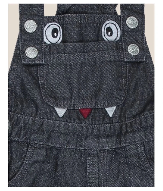 Dungaree For Boys & Girls Casual Printed Denim Blend - None