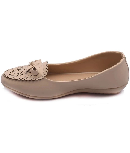 Apratim Beige Ballerinas - None