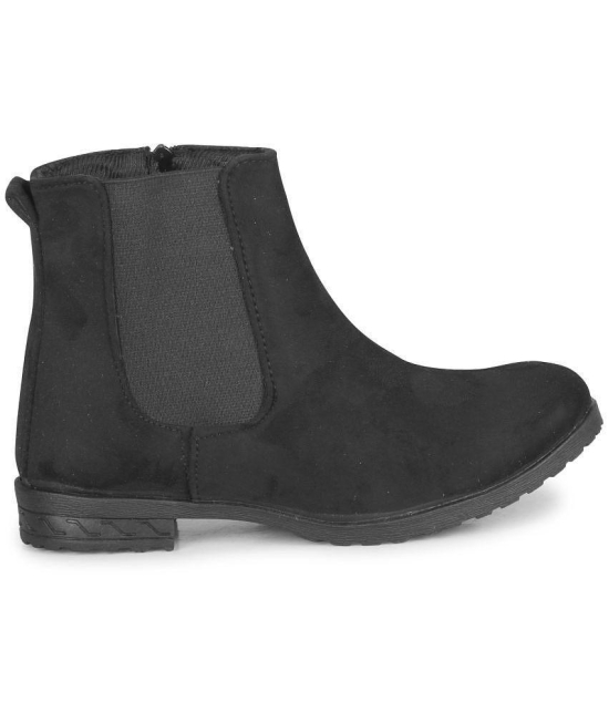 Ishransh - Black Women''s Ankle Length Boots - None