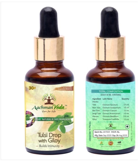 Aachman Veda Builds Immunity Tulsi Drops 30ML