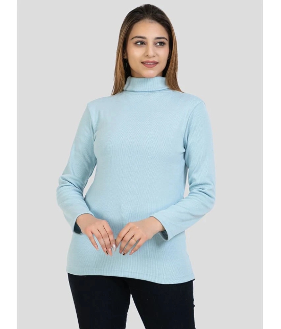 YHA Cotton Blend Blue Pullovers - Single - None