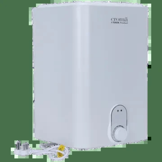 Croma 15 Litres 5 Star Storage Water Geyser (2000 Watts, White)