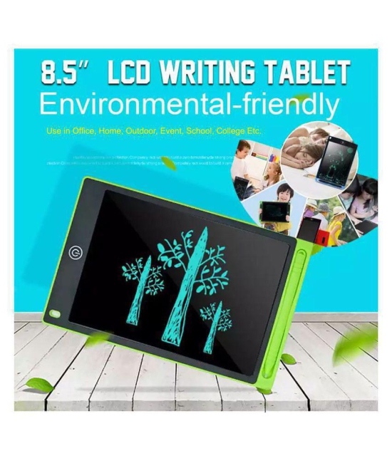 SHOPEPRO - 8.5 inch LCD Writing Tablet Electronic Kids Tablets Pads, Writing & Drawing Doodle Board, Portable Erasable Ewriter with Smart Stylus & Memory Lock for Home, School and Office