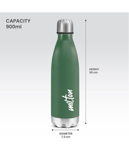 Milton - Green Water Bottle 900 mL ( Set of 1 ) - Green