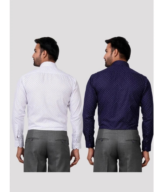 Maharaja - Multi Polyester Slim Fit Mens Casual Shirt ( Pack of 2 ) - None