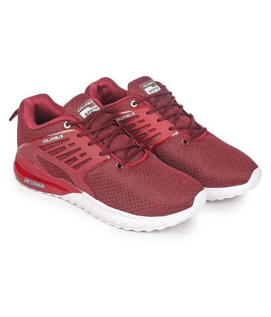 Columbus Maroon Running Shoes - None