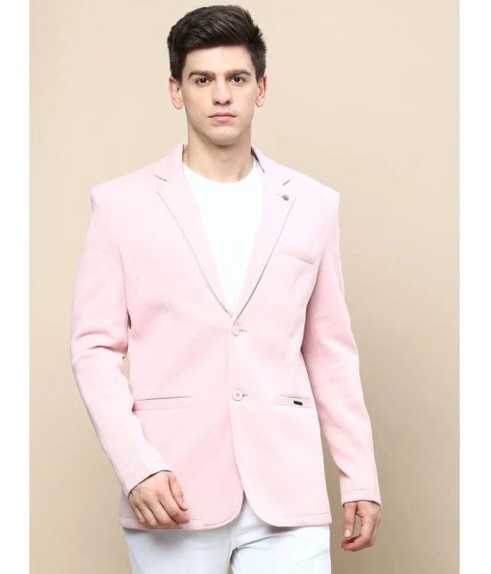 Showoff Cotton Blend Mens Blazer - Pink ( Pack of 1 ) - None