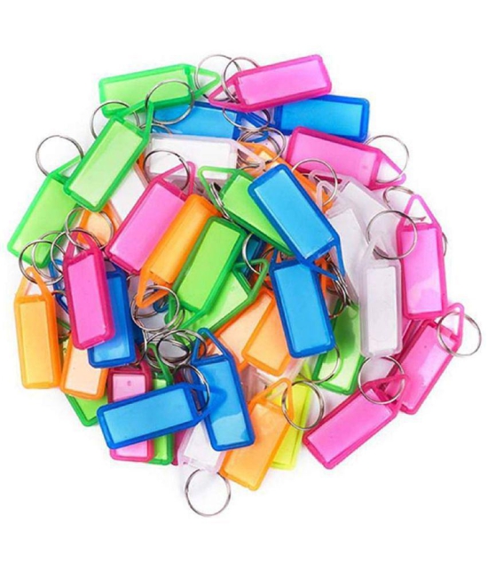 Prachi Multicolour Plastic Keychain - Pack of 50