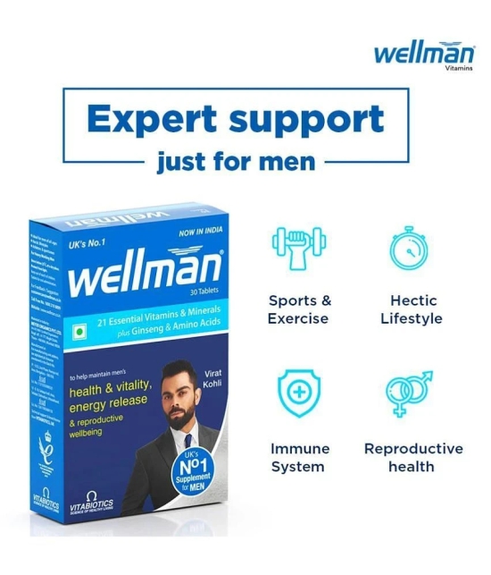 Wellman Multivitamins For Men ( Pack of 1 )