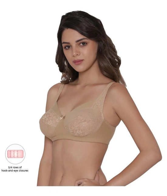 Clovia Cotton Everyday Bra - Beige - 32B