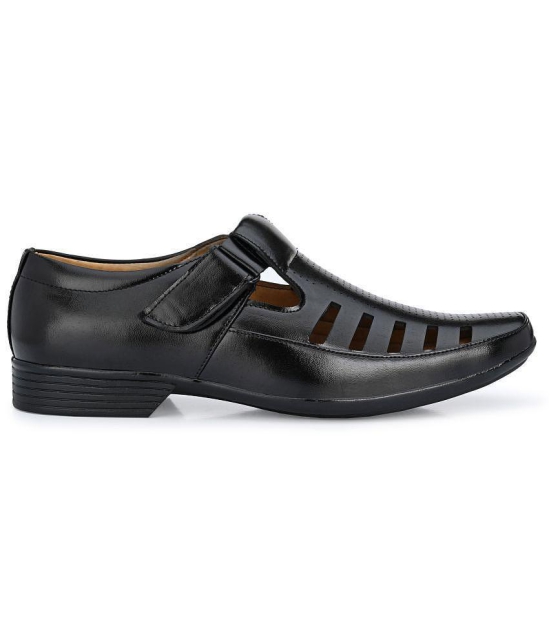 Shoevik - Black Men's Sandals - None