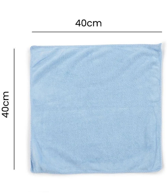 HOMETALES 260 GSM Microfiber Cloth For Car and Motorbike Cleaning Automobile Car accessories ( Pack of 4) - Assorted Color 40x40 cms